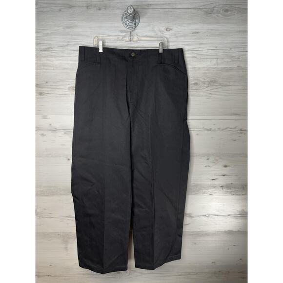 Ben Davis Pants Mens 40x32 Black Gorilla Cut Workwear Twill Extra Full Durable - Picture 1 of 12